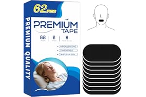 FULLANTI Mundpflaster Schlafen, (62 Stück) Mouth Tape for Sleeping, Anti Schnarch, Schnarchstopper Mundpflaster Schlafen,Verbessert Schlaf und Atmung, für Männer und Frauen geeignet