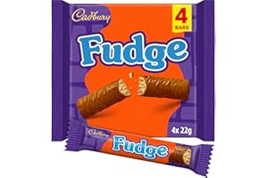 Cadbury Milk Chocolate Fudge Bar, 88 g (Pack of 4 Bars)