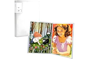 LANKYBOX A3 Diamond Painting Pictures Album, Diamond Painting Folder, Display Book in Art Folder for Storage, Diamond Painting Pictures, Portfolio Folder with 30 Pockets for Diamond Pictures of 30 x 40 cm or