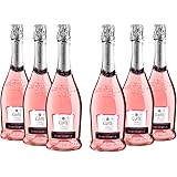 Casa Sant'Orsola - Vino Cuvèe Rosa 11%, da Prestigiosa Uva Italiana, Gusto Morbido con Note Aromatiche e Fresche, 6x750 ml