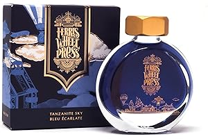 ‎FERRIS WHEEL PRESS Ferris Wheel Press Fountain Pen Ink | Everyday Ink Collection | Dark Indigo| 38ml