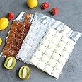 Cuisine Art Ice Cube Freezer Bags Ice Cube Mold Disposable Tool Trays Sheets Disposable Ice Cube Bag Ice Cube Mold Self-Seal Freezing Maker for Tool Tool Trays Ice Cube Making Bags 10pcs