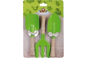 Esschert Design - Set de Jardinage Enfants 3 pcs - Bois,Métal - KG106