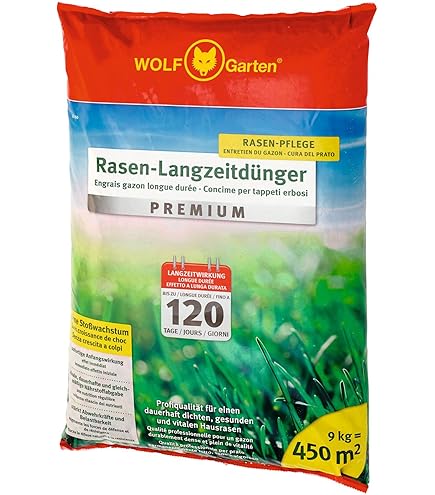 LU-L 220 D/A LupiGreen HYBRID-RASENDNGER LANGZEI T, Rot : Amazon.de:  Garten