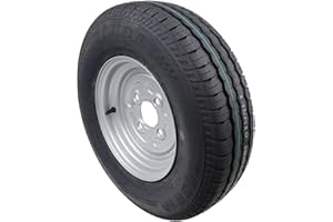 trailer parts4u Koło przyczepy 145/80R10, kompletne koło 145R10, 145/10 LK 100x4, felga 3,50x10 145 10