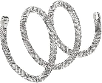 BREIL - Collana Bracciale Donna Collezione NEW SNAKE TJ2711 - Gioiello  Modellabile in Maglia Mesh Metallica di Acciaio - Lunghezza 50 cm -  Acciaio/Silver : Amazon.it: Gioielli