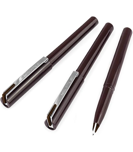 Lot De 12 Feutres Pentel JM20-A - Plume Plastique - Encre Noire - Pour Droitiers Et Gauchers