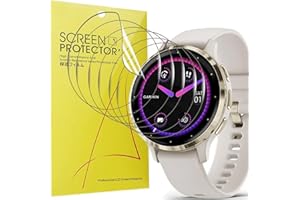 Blueshaweu Folia ochronna kompatybilna z Garmin Venu 3s Smartwatch 1,2 cala, HD przezroczysta, elastyczna folia ochronna na wyświetlacz TPU [6 sztuk] do smartwatcha Garmin Venu 3S (przezroczysta)