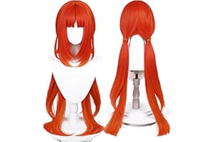 UTIEHD Anime Cosplay Perücke, Genshin Impact Perücke, mit zwei Perückenkappen, für Halloween, Party & etc. (Nilou Cosplay)