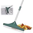 ORIENTOOLS Artificial Grass Brush, Turf Rake Artificial Lawn Brush Ergonomic with Adjustable Steel Handle 80 to 130 CM, Fake Rake with PA Brush for Lawns and Carpet