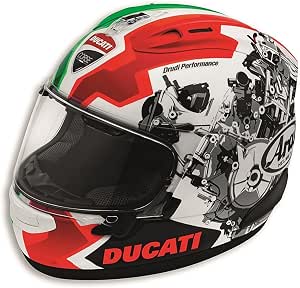 Ducati corse V2 rx-7 V di arai US version DOT Snell : Amazon.it: Auto e Moto