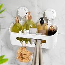 Scaffale Di Stoccaggio Salvaspazio Sopra La Toilette, Scaffale Per Il Bagno A 3 Livelli Con 3 Ganci Marrone