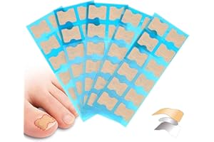 ZYYINI Łatka korygująca wrastające paznokcie u stóp, bez kleju, prostownica do paznokci u stóp, dla kobiet i mężczyzn, 60 sztuk