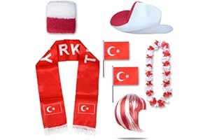 Sonia Originelli Fanset Fanartikel Fanhut Blumenkette Fanschal Schweißband Fähnchen Perücke WM EM