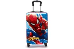Disney Store Official, Spiderman, Maleta 31 נ21 נ53 cm, Maleta Infantil Azul y roja, asa Extensible, Ruedas multidireccionales y Bolsillo Interior