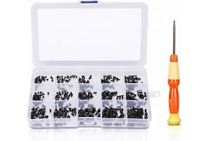 450 St Universal Laptop Screw Set, Bärbar Kolstål Skruvbyte med 15 Typer, M2X3 M2X4 M2X5 M2X6 M2X8 M2.5X3 M2.5X4 M2.5X5 M2.5X