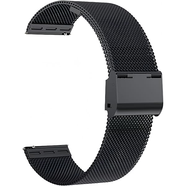 QUARKZMAN Horlogeband van roestvrij staal 316L, 14 mm, met snelsluiting, verstelbare metalen armband voor mannen en vrouwen, zilverkleurig, Armband