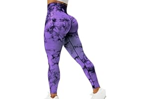 ZAAYO Gym Leggings for Women Scrunch Bums Leggings High Waist Sport Leggings for Yoga Gym Workout Fitness