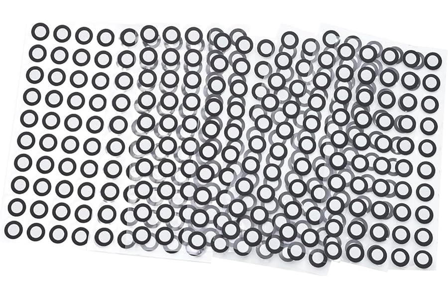 Revopoint 20 Sheets of 1000 Points 6.0 mm 3D Scanner Marker Points for 3D Scanners, 3D Scanning Marker Dot Stickers, High Reflective Target Accurate Scanning Dots