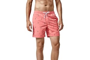 MaaMgic Pantaloncini da Bagno da Uomo Asciugatura Veloce Costume da Bagno per Surf sulla Spiaggia Multi-funzioni Allenamento casa con Fodera in Mesh con Fodera in Mesh