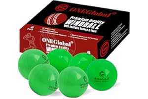 ONEGlobal Premium-Windball, weiche Cricketbälle, langlebig, weiche Windbälle mit echtem Sprung- und Schwungseffekt, ideal für Outdoor- und Indoor-Übungen, Coaching und Familienspaß