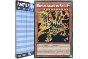 Andycards Yu-Gi-Oh! - Drago Alato di RA - Segreta-Prismatica TN19-IT009 in Italiano + Segnapunti