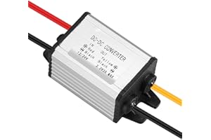 Xdingjiala DC 12V/24V to 3.3V Buck Converter Module IP67 Waterproof DC 8-30V to 3.3V 3A 9.9W MAX Power Transformer Step-down Converter for Robotics, Motor, Automotive, LED and more