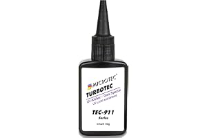 Microtec® Turbotec 911 glas special UV-lim | extra stark för glas/metall | 50 g | utan UV-ficklampa