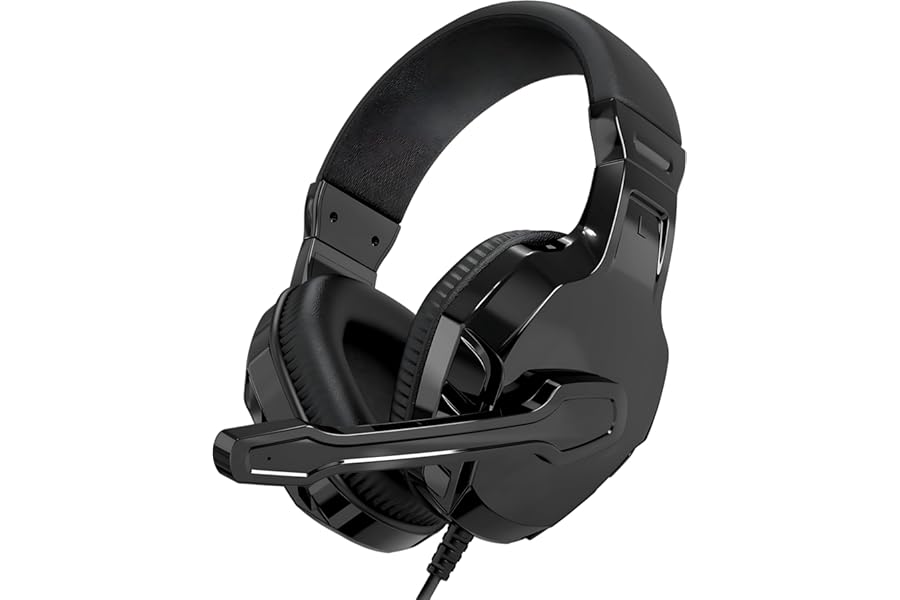 Betron Wired Gaming Headset with Microphone, Headphones for PS5 PS4 Xbox Nintendo Switch PC