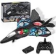 e World 2.4GHz Remote Controlled Aeroplane L0712 Quadcopter Floating Fighter Plane RC Aeroplane RTF for Beginners, Children and Adults, Plane Toy with Coloured Lights USB Charging.