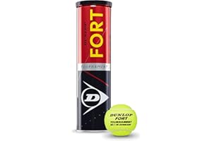 ‎DUNLOP Dunlop Tennisball Fort Tournament - für Sand, Hartplatz und Rasen (1x4er Dose)