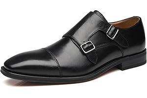 La Milano Men Dress Shoes Lace Up Oxford Classic Plain Toe Modern Formal Leather Shoes for Men