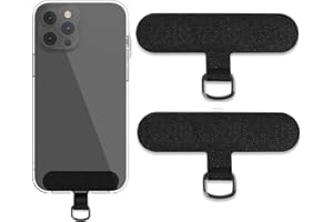 RYMAUP® 2 Stück vielseitige Handy-Tethering-Lasche für alle Full-Phone-Hüllen, langlebiges Handy-Lanyard-Patch, ideal für alle Handys, einfach zu bedienen, weitgehend kompatibel