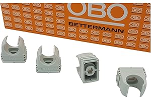OBO Bettermann M16 Lot de 30 colliers de serrage rapides Gris clair 16 mm