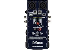 Hosa CBT-500, Audio Cable Tester, Schwarz