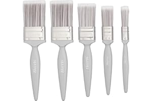 Harris Essentials Walls & Ceilings Paint Brush Set | Pack of 5 | 0.5", 1", 1.5", 2"