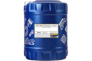 MANNOL Huile moteur 10W-40 Huile en partie synthétique Huile API SN 4-Takt Motorbike 10 L