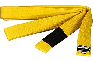 ‎JU-SPORTS Ju-Sports BJJ Gürtel für Kinder weiß 4,5 cm 100% Baumwolle - Hautfreundlicher Kampfsport Gürtel mit exzellenter Feuchtigkeitsaufnahme, Mehrfach gesteppt