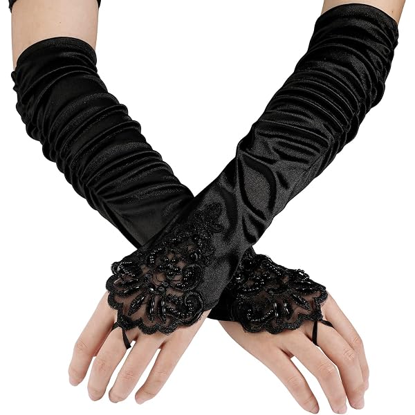 Gants Wetlook Longs Brillants Pour Femmes - Style Élégant Cuir Verni - Multi Couleurs Taille S à XXL