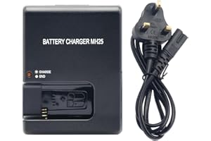 FIRPOESL MH-25 Camera Battery Charger for Nikon EN-EL15 EN-EL15a EN-EL15b D500 D600 D610 D750 D780 D800 D800E D810 D810A D850 D7000 D7100 D7200 D7500 Coolpix Z1 Z5 Z6 Z6 II Z6 III Z7 Z7 II Z8 V1 1V1