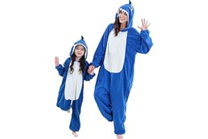 HAHASHOW Erwachsenen-Bodysuit Pyjama mit Kapuze - Weicher Flanell-Schlafanzug für Damen & Herren - Cartoon-Tier-Design (Halloween-Motive) - Unisex-Strampler für Winter & Partys