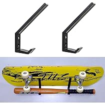 Supporto Universale Per Skateboard E Longboard - Rack Regolabile Da Parete O Porta In Metallo - Foto 8