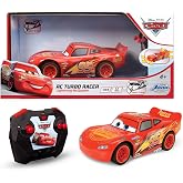 Dickie, 203084028, RC Arabalar Şimşek McQueen Turbo Yarış&ccedil;ısı, 17 cm, Uzaktan Kumandalı Oyuncak Araba, USB &Uuml;zerinden Şarj, Li