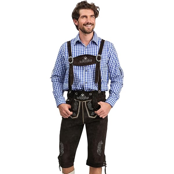 PEZPEOR Trachtensocken 3er Pack - Klassische Kniestrümpfe Für Oktoberfest & Trachten