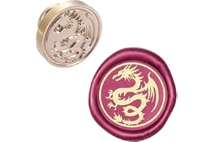 craspire Wax Seal Stempelkopf Dragon Abnehmbare Versiegelung Messing Stempelkopf Für Kreative Geschenkumschläge Einladungskarten Dekoration