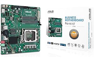 ASUS PRO H610T-CSM Scheda madre Intel Mini ITX, DDR5 LGA 1700, 2 SATA 6Gb/s, slot M.2, Ethernet Realtek, DisplayPort, HDMI, USB 3.2 Gen 2 e Type-C