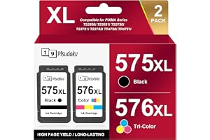 PG-575XL CL-576 Bläckpatroner Kompatibel för Canon Bläckpatroner 575 576 XL