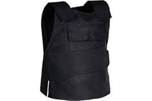 The7boX Anti-Stab-Weste Anti-Stab-Front- Und Heckpanzerweste Schutzschichten Einstellbare SchutzausrüStung Geeignet FüR Cs-Spiele Im Freien Feldtrainin