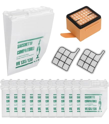 Sacchetti Folletto VK135 VK136 Compatibili | Cianfrocca Service