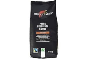 Mount Hagen Röstkaffee gemahlen 100 % Papua Neuguinea, FairTrade (1 x 500 g) - Bio